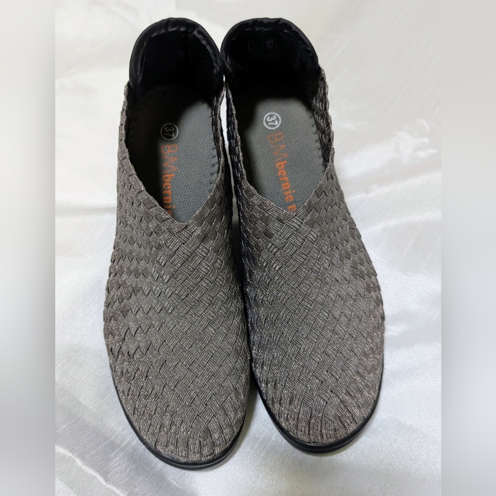 Women's Gray Woven Shoes